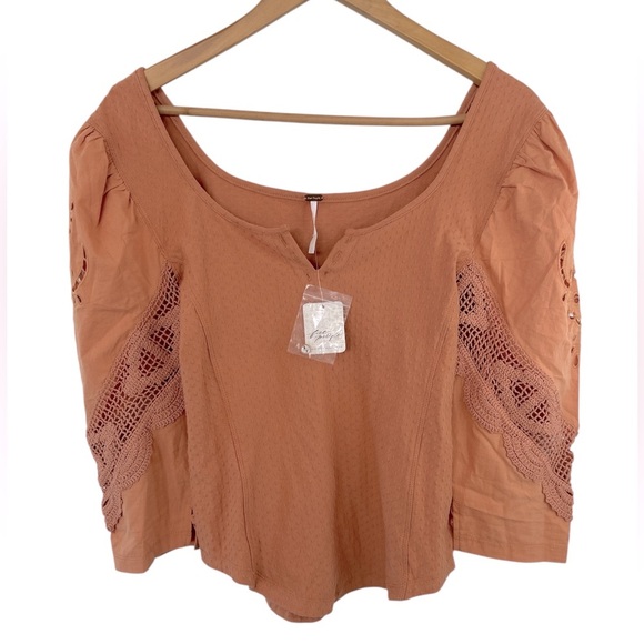 Free People Brunch Date Crochet Top - Picture 3 of 11